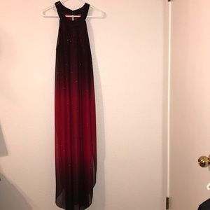 Venus Ombré Glitter Long Dress